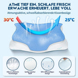 Cloudétoile pernă pentru gât pernă din spumă cu memorie - pernă ortopedică ergonomică 2 în 1 pernă din spumă visco pernă pentru dormit lateral, pernă de susținere a gâtului reglabilă pe înălțime pernă din spumă cu memorie, alb 64X38X12 cm Perne ortopedice cervicale Naty Shop