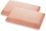 Pereche de perne cu memorie pentru susținerea gâtului Bio Clean Lavabil Igienic Răcire Soia organică Pernă ortopedică Husă de bumbac Pernă Made in Italy Perne standard Naty Shop 2 UnitÃ (Confezione Da 1)