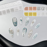 2 Boxen Nail Art Strasssteine, Mit Pinzette Nägel Flatback Perlen Nail Charms Mit Kristallen Nagelzubehör Diamanten Edelstahl-Perlen Für Nagelschmuck