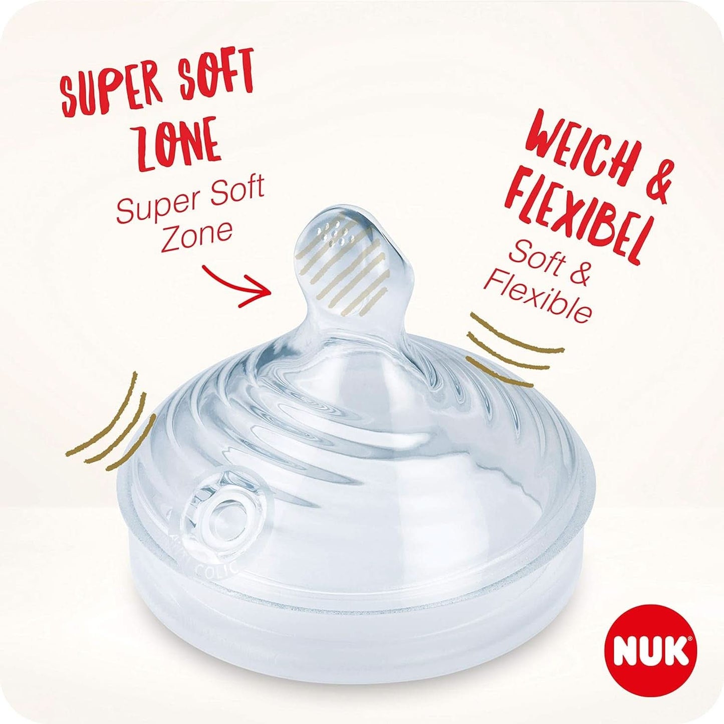 Pompă de sân manuală NUK Nature Sense | Set de alăptare cu pompă de sân manuală, biberoane și tampoane de alăptare Ultra Dry Comfort | 6 piese Accesorii Hrana si Alaptare Bebe Naty Shop