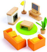Hape E3459 - Camera copilului, mică Casute de papusi Naty Shop Camera de zi