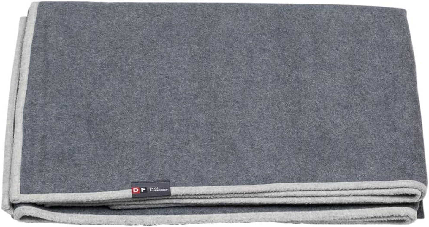 David Fussenegger Pătură de bumbac 150X200 Cm Pătură cu model Gradient de culoare Fluffy Paturi si Cuverturi David Fussenegger Gri închis/gri 135X200 Cm