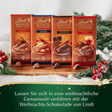 Baton de ciocolată Lindt cu migdale de Crăciun | 100 g | Migdale în cremă de nuci acoperite cu cea mai fină ciocolată cu lapte | Cadou de ciocolată de Crăciun