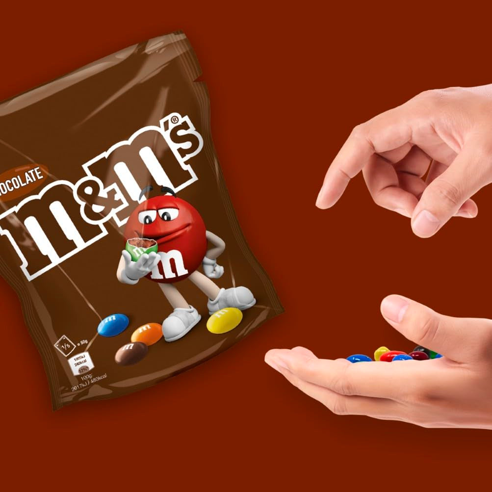 CONȚINUT: Pungă de 363 g de ciocolată M&M'S, de cea mai bună calitate datorită ingredientelor selectate