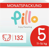 Scutece Pillo 3 - Cutie cu 168 de scutece, 6 pachete a câte 28 de scutece fiecare, mărimea 3 - Midi (6-10 kg) - Scutece pentru bebeluși