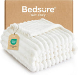 BEDSURE Sage Green Fleece Throw Blanket pentru canapea - pături confortabile super moi pentru femei, pătură mică drăguță pentru fete, 127 X 152 Cm Paturi si Cuverturi Besuche den BEDSURE-Store Grădină albă/opulentă Tricoul Xl (50" X 70")