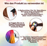Cretă de păr pentru fete, 8 bucăți cretă de păr lavabilă pentru copii, culoare de păr strălucitoare temporară portabilă non-sticky, vopsea spray pentru păr pentru copii, Crăciun, petrecere aniversară Vopsea pentru par Naty Shop