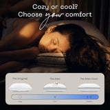 Coop Home Goods Eden Cool pernă reglabilă, dimensiune King, spumă de memorie reglabilă cu infuzie de gel, țesătură Lulltra moale și respirabilă, ideală pentru toți dorminții, ecologică, Perne standard Naty Shop
