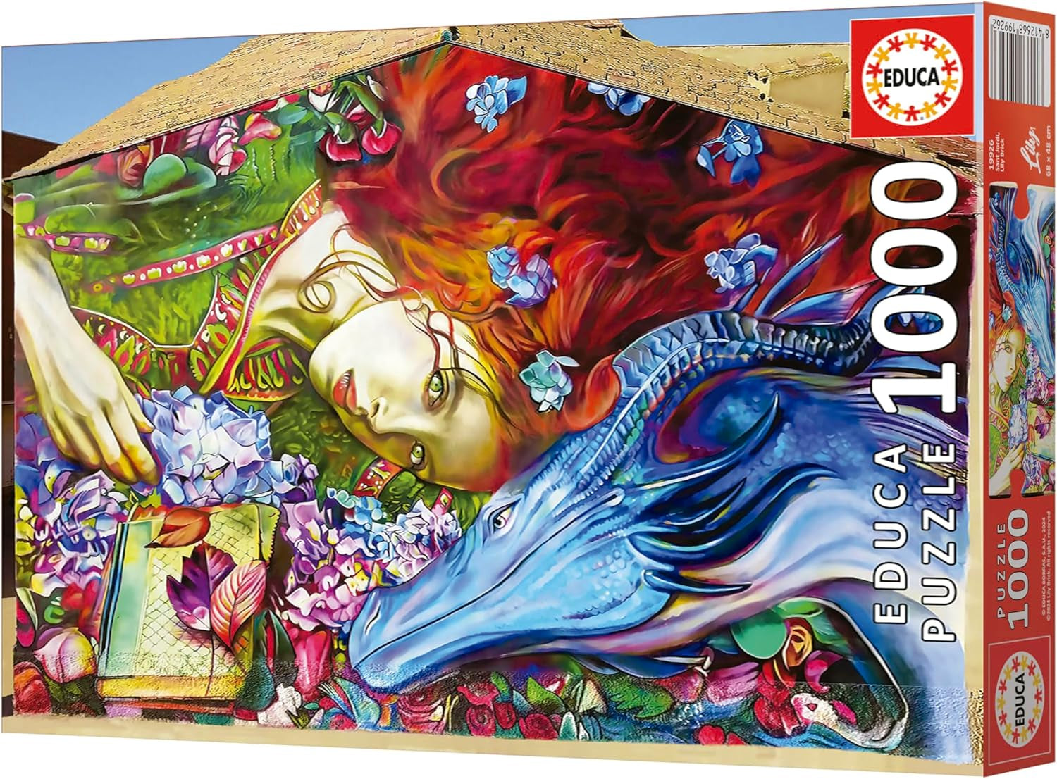 Educa - Puzzle de 1000 piese pentru adulti | Sant Jordi, Lily Brick. Dimensiuni: 68 X 48 cm. Include lipiciul de puzzle Fixpuzzle. Pentru 14 ani (19926) Puzzle Naty Shop