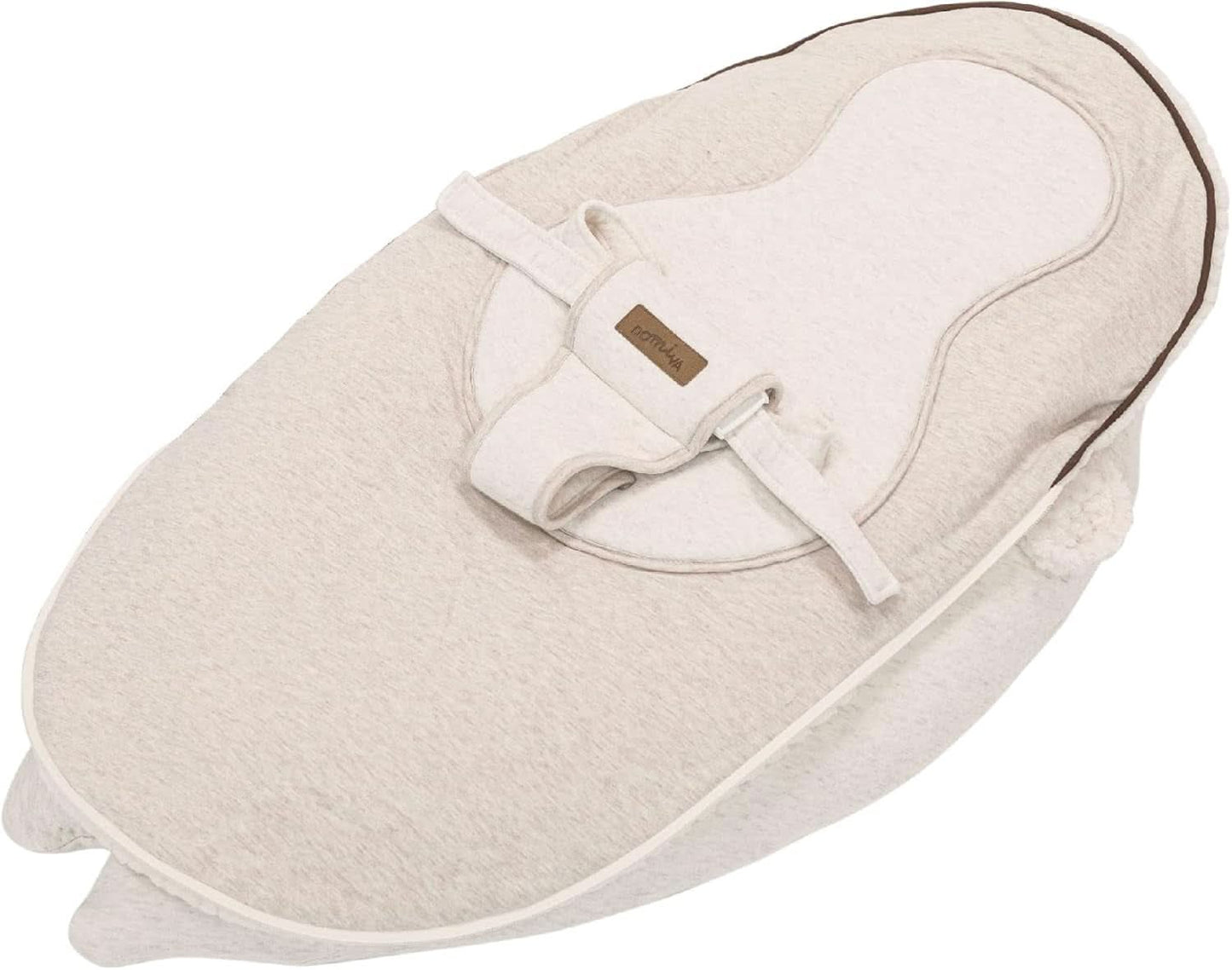 Pernă de alăptare multifuncțională, 4 în 1, Soft Nova, bej, pernă unică: 202 cm, fotoliu, 40 X 75 X 22 cm Accesorii Hrana si Alaptare Bebe Naty Shop