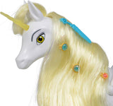 Simba 109480093 - Mia and Me Unicorn Onchao, Cu aripi mobile, agrafe de păr, perie pentru coafat, cal de joacă, ponei, Centopia, de la 3 ani, roz Papusi Naty Shop