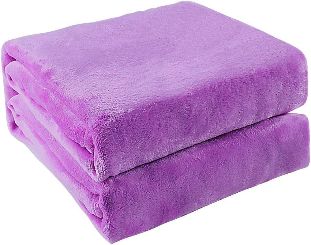 Sourcing Map Cosy pătură cuvertură cuvertură de pat Soft & cald fleece pătură ca canapea pătură Canapea pătură Living și cuddly pătură Pătură de lână din pluș moale catifelat Orange 150X200Cm Paturi si Cuverturi Besuche den uxcell-Store Violet deschis 70 "X78"