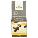 Batoane de ghimbir acoperite cu ciocolată organică Selection, 90g