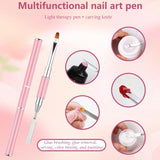 Set de 288 de forme duble pentru unghii, Set de unghii cu formă dublă, 12 forme pentru extensii de unghii, forme de gel pentru extensii de unghii, potrivit pentru începători și manichiuriști