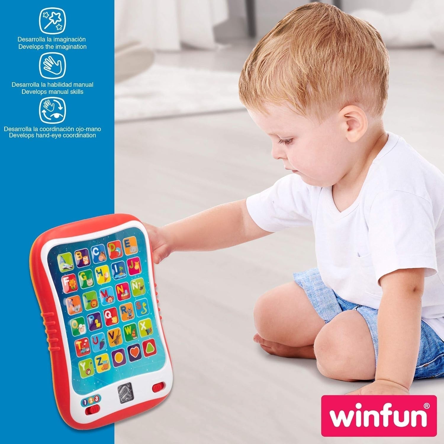 winfun ColorBaby 44256 Tavă de învățare cu lumină și sunet Jucarii Bebe Naty Shop