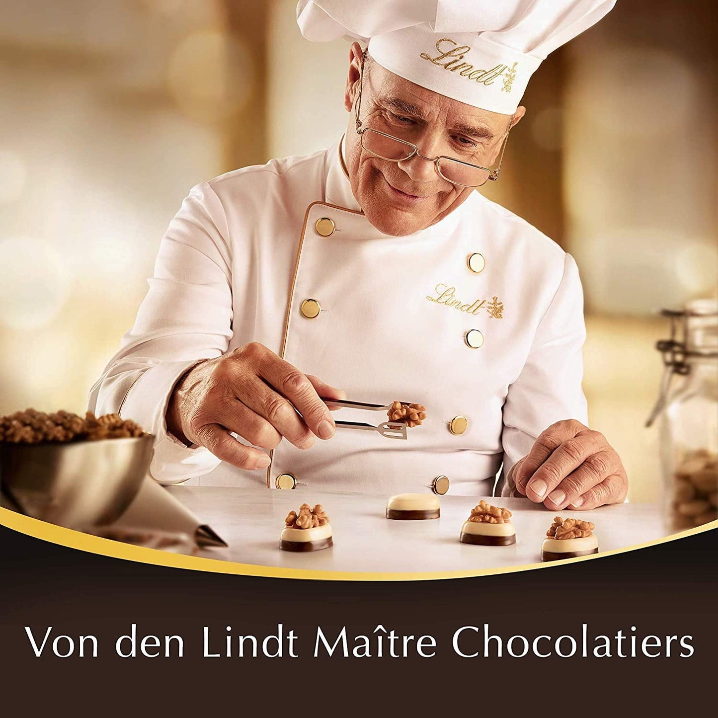 Cutie cadou LINDOR Extra Black 70% Cacao, Ciocolată cadou, aprox. 15 trufe LINDOR, 186 g (pachet de 2)