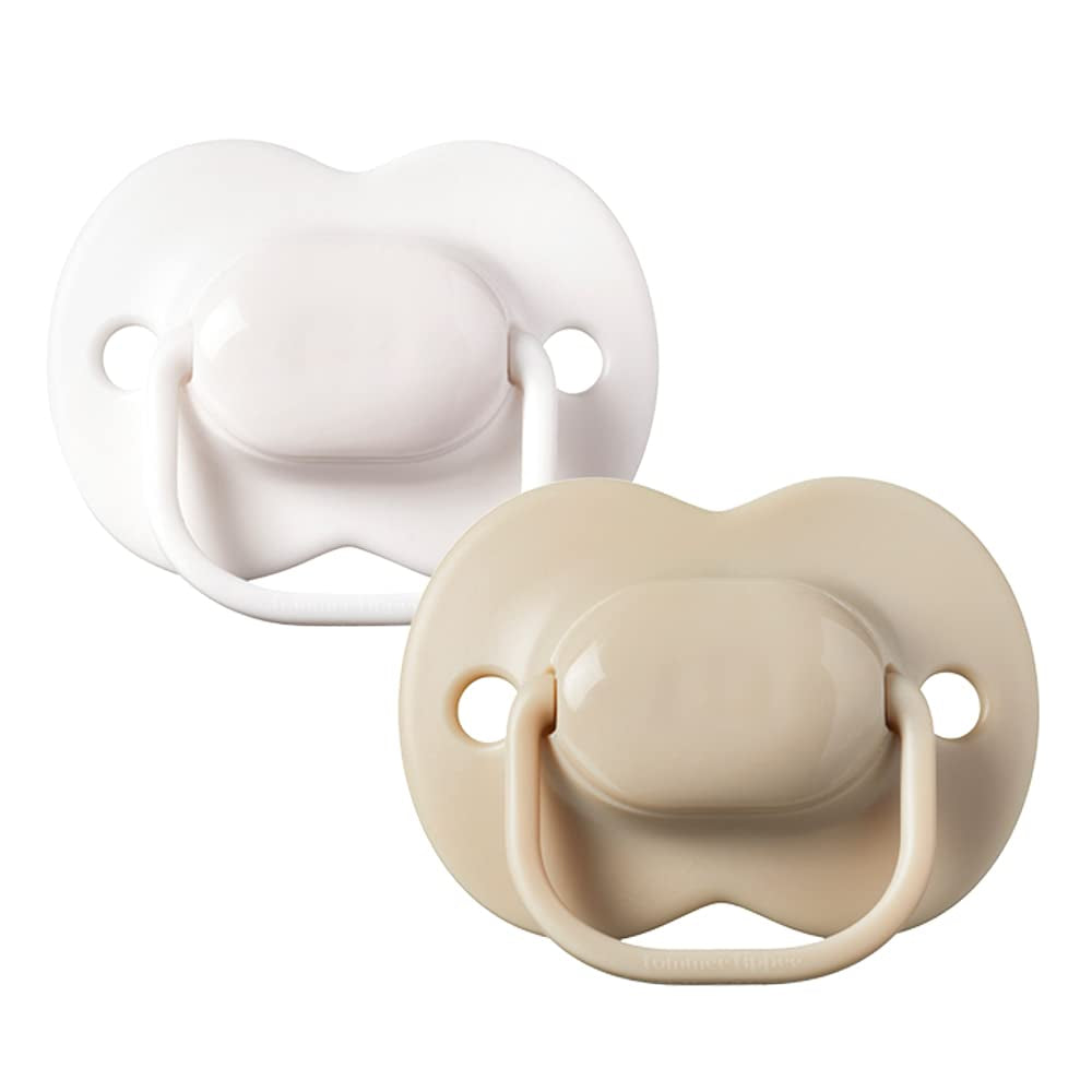 Suzete Tommee Tippee Cherry Latex 0-6 luni, pachet de 2, suzete cu pungă din latex 100% natural