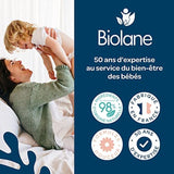 BIOLANE - Tetină rotundă - Suzetă extra subțire - 6+ luni - Verde bicolor - Tetină din cauciuc natural - Pentru dezvoltare orală - Moale și confortabilă