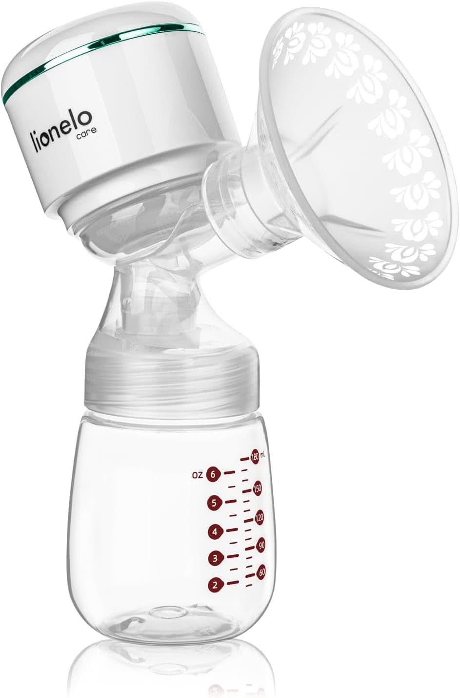 LIONELO Pompă electrică pentru lapte matern LIONELO Fidi plus 180 ml, pompă portabilă cu economie de energie, 9 niveluri de masaj, timp de funcționare 150 min Accesorii Hrana si Alaptare Bebe Naty Shop