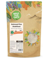 Fulgi de ovăz Fine - Fără OMG - Vegan - Fără lapte - Fără zahăr adăugat 1kg Cereale Naty Shop