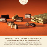 Venchi - Cremini 1878 - Ciocolată cu trei straturi cu gianduja cu lapte și pastă de migdale, „Alune Piemonteze IGP”, 1 kg, fără gluten, fără coloranți și fără conservanți