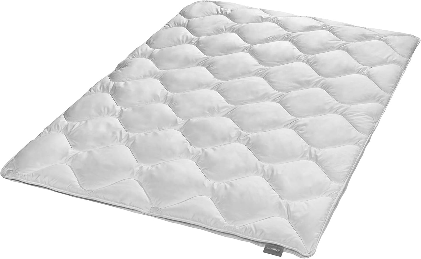 Traumnacht Comfy Cotton Mono plapumă pentru toate anotimpurile, Plapumă de tranziție ideală cu capac din amestec de bumbac, 135 X 200 cm, lavabilă, certificată Oeko-Tex, produsă în conformitate cu standardul de calitate german Plapumi si pilote Naty Shop