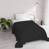Cuvertură de vară Satin Stripes, poliester, crem, 260X250 Cm Plapumi si pilote Naty Shop Negru 170X250 Cm