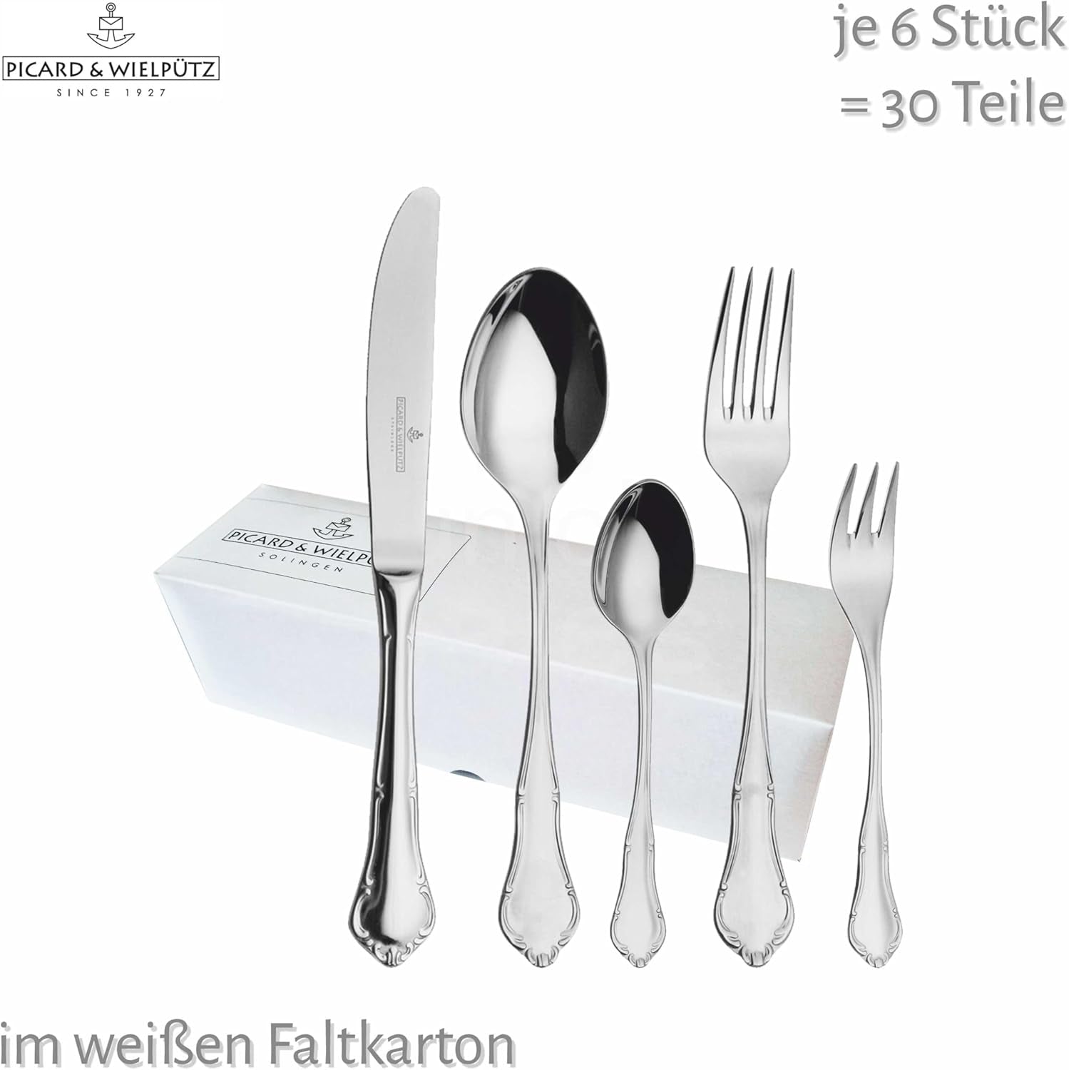 Set de tacâmuri Palazzo solid 30 piese Bucatarie Naty Shop