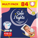 Safe Nights Girl, chiloți absorbanți de noapte pentru fete cu vârsta cuprinsă între 8 și 16 ani (30-50 kg), 14 bucăți