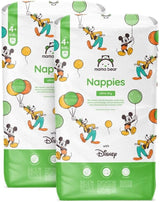 Scutece Mama Bear Disney Ultra Dry mărimea 4 (8-14 kg), alb, 84 bucăți (1 pachet) Naty Shop Mărimea 4+ (9-15 kg) Pachet lunar