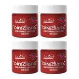 Culoare semipermanentă pentru păr Directions 100ml tub - Deep Purple Vopsea pentru par Naty Shop Poppy roșu 100 Ml (pachet de 4)