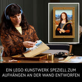 LEGO Art Mona Lisa, set pentru adulți, pictură de Leonardo Da Vinci pentru agățat, activitate creativă pentru bărbați și femei, cadou pentru iubitorii de artă, artă renascentistă italiană 31213 Seturi de constructie Besuche den LEGO-Store