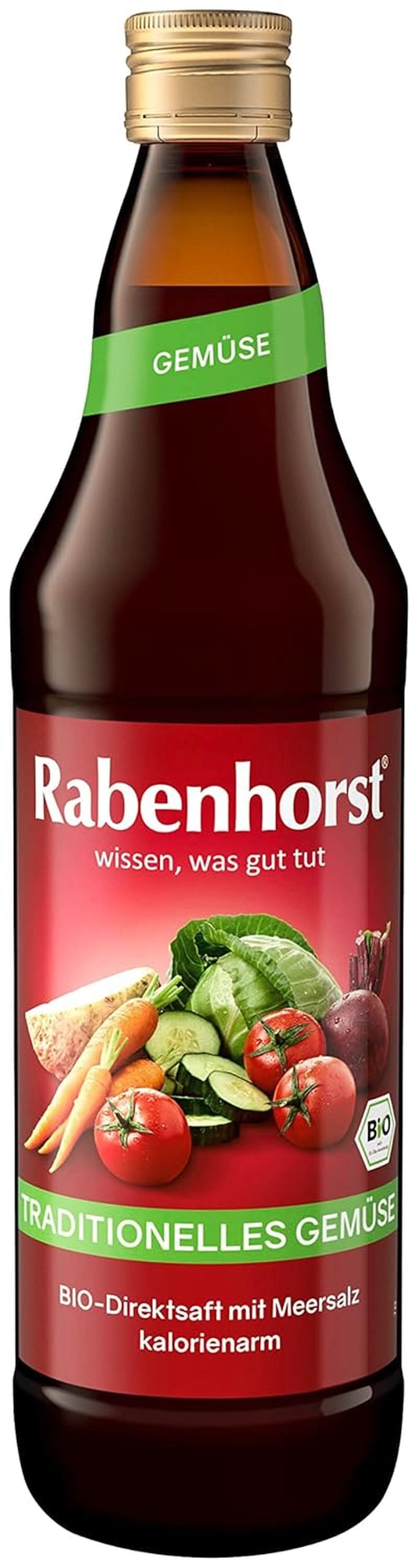 RABENHORST (6 X 700ml) - Suc de legume de înaltă calitate din diferite legume Bauturi fara alcool Naty Shop