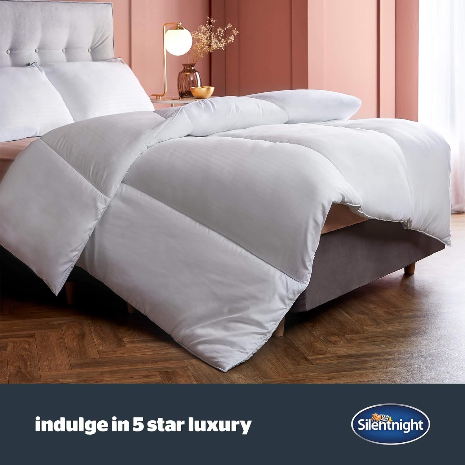 Plapumă Silentnight Duvet Hotel Collection, 13,5 tog, poliester, alb, Super King Plapumi si pilote Naty Shop