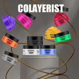 COLAYERIST Culoarea temporară a părului negru lavabil, ceară de colorare a părului pentru bărbați și femei, mascara de păr pentru petreceri sau cosplay, produse de colorare a părului fără mizerie Vopsea pentru par Naty Shop