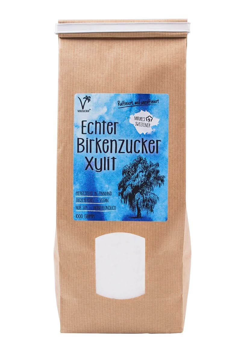 Zahăr autentic de mesteacăn (Xylitol) din Finlanda, 1 Kg Indulcitori Naty Shop