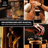 KING'S COFFEE - PRĂJIRE SPECIALĂ - 1 kg Boabe Espresso Premium Barista - Cafea cu Aciditate Scăzută - Prăjire în Loturi Mici din Italia - Cel mai fin amestec Arabica-Robusta pentru aparate complet automate și portafiltru