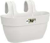 elho Vibia Campana Easy Hanger M 36 - Ghiveci pentru balcon și exterior - Ø 36,0 x H 26,5 cm - Negru/Antracit