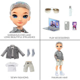 Păpușa Rainbow High Fashion – Aidan Russell – Păpușa Purple Boy – Ținută la modă și peste 10 accesorii de joacă colorate – Pentru colecționari și copii cu vârste cuprinse între 4 și 12 ani