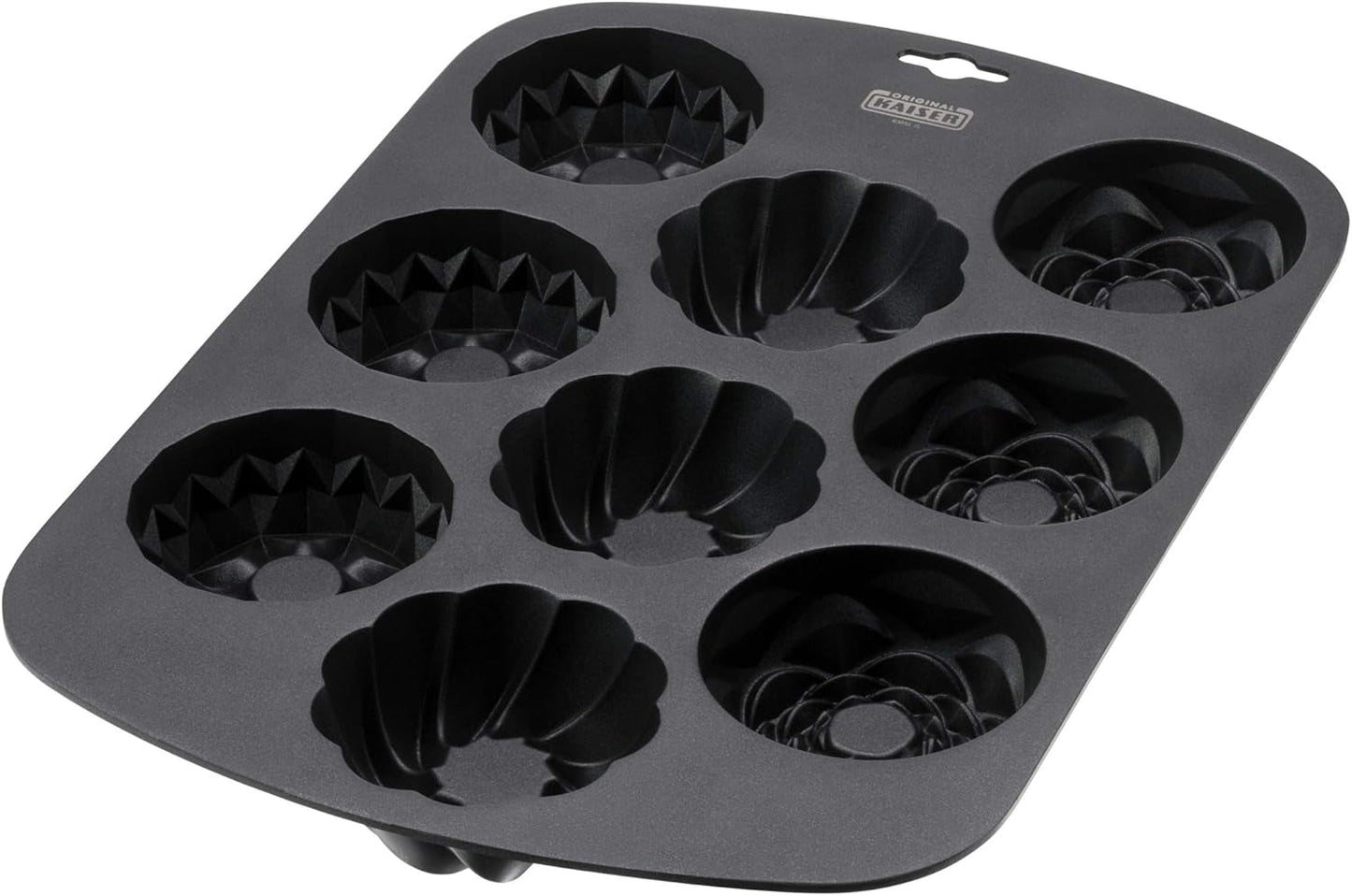 Tava pentru 9 brioșe Gugelhupf Original Kaiser Inspiration, 38 X 27 cm, acoperită antiaderent Naty Shop