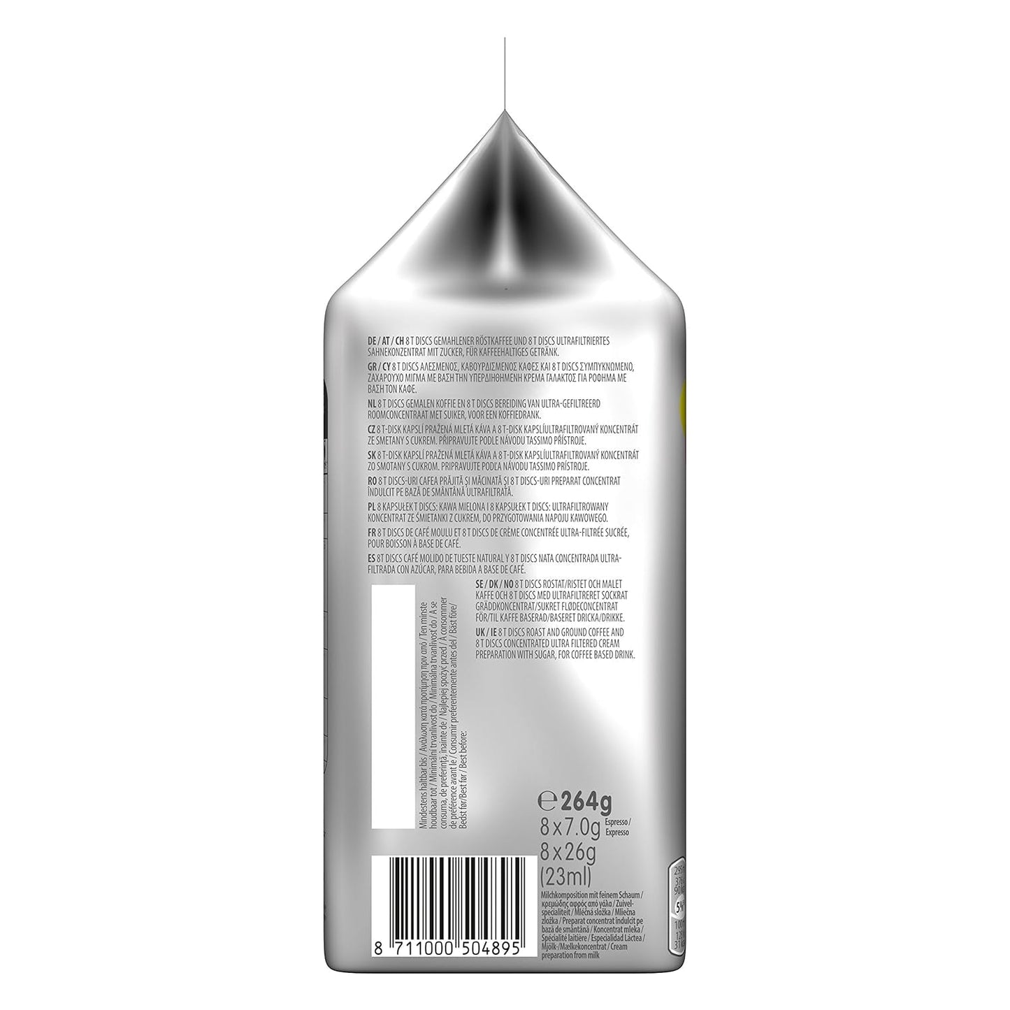 Tassimo Kapseln Jacobs Typ Latte Macchiato Classico, 5 x 8 Pads, 40 Kaffeekapseln