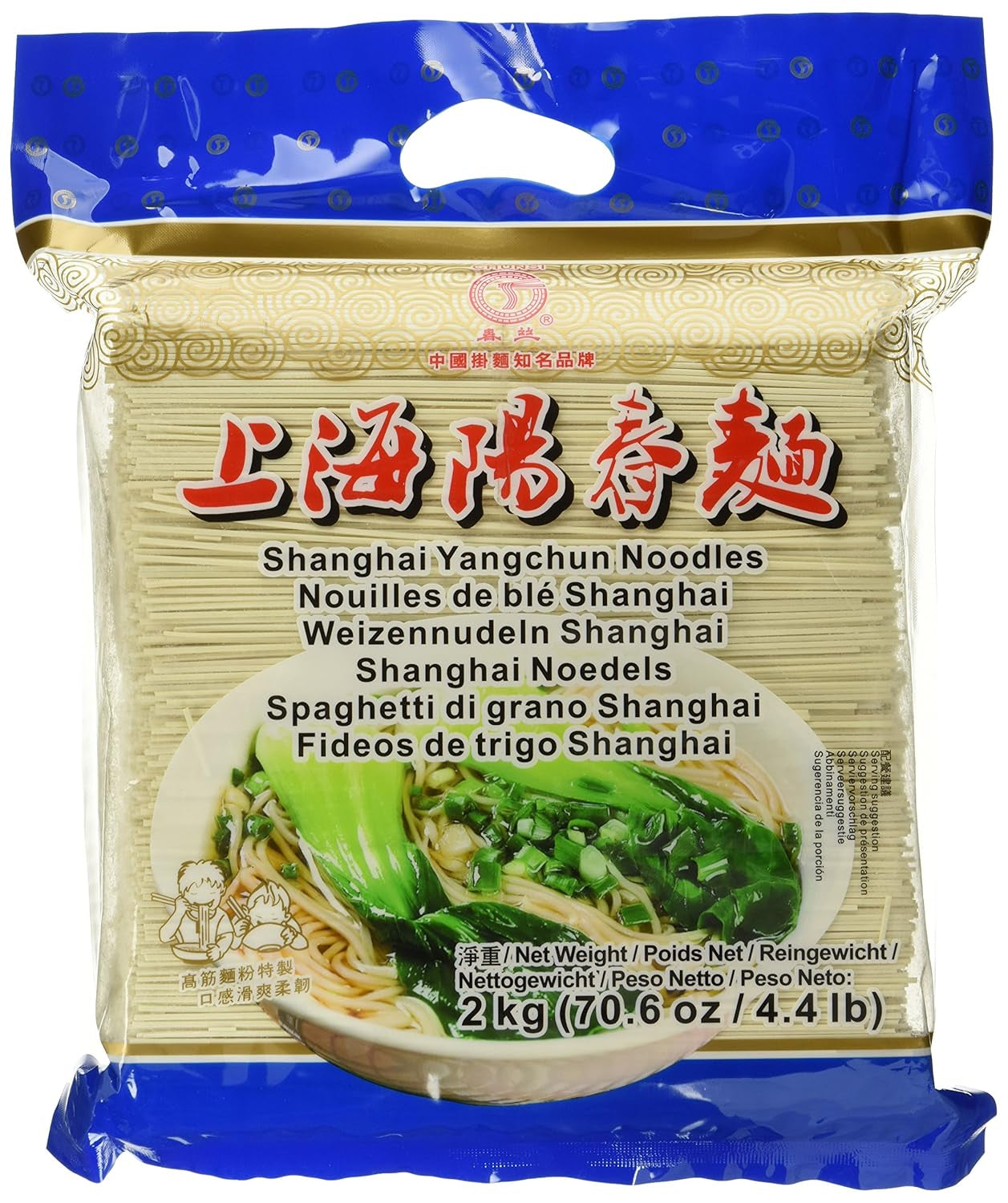 Tăiței de grâu (Shanghai), 1 pachet (1 x 2 kg)
