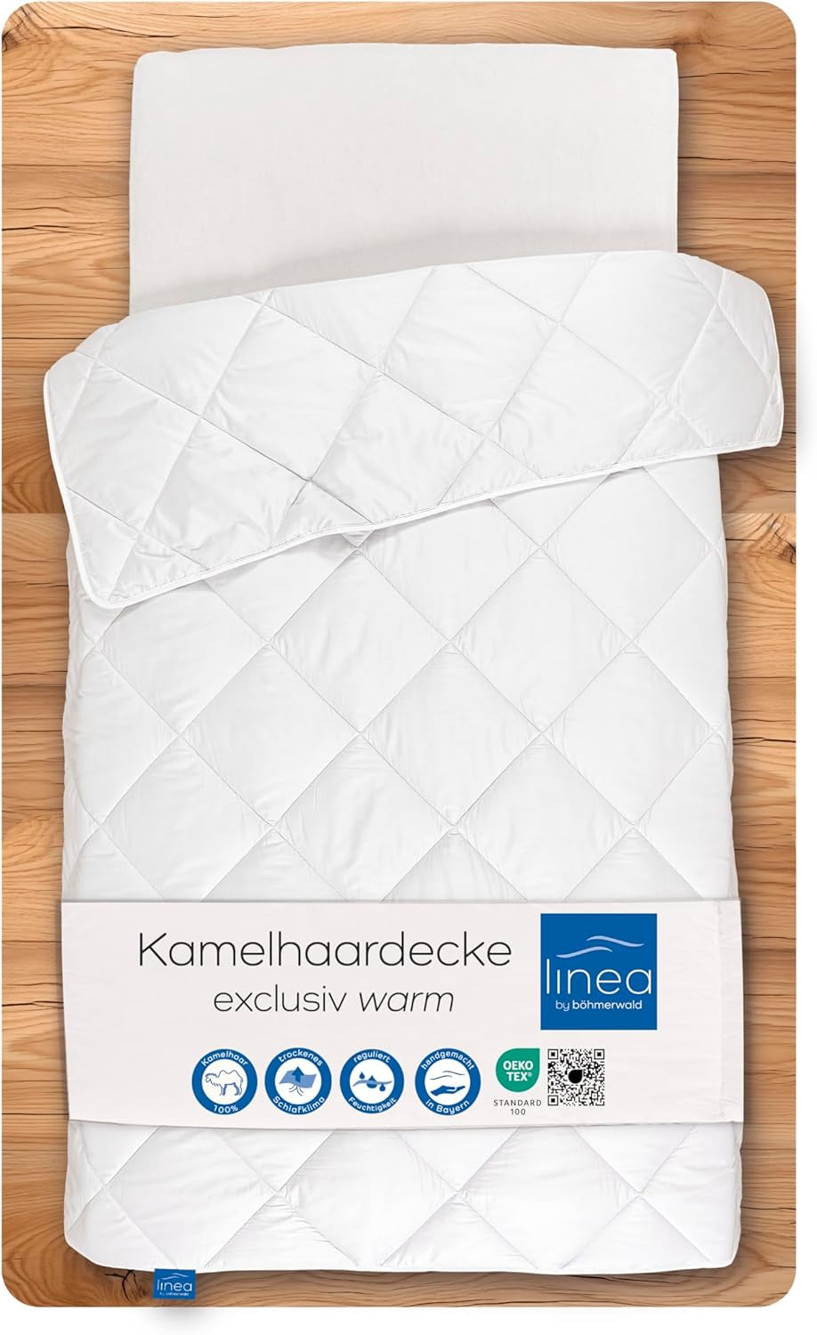 Böhmerwald Exclusiv plapuma, camel, alb, 135 X 200 Cm Plapumi si pilote Naty Shop 135 X 200 Cm