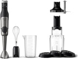 Philips 5000-Serie Stabmixer - 1200W Leistung. Promix-Technologie. Led-Geschwindigkeitsanzeiger. Stufenlose Geschwindigkeitseinstellung. Kompaktes Design. Leicht Zu Reinigen. Schwarz (HR2681/00) Bucatarie Naty Shop + Schneebesen, Spiralizer, Xl-Zerkleinerer