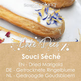 ScrapCooking - Gălbenele uscate 3,5 g - Flori comestibile - Decorațiuni alimentare pentru copt - Pentru deserturi, prăjituri, tarte, brioșe - Crăciun, primăvară, ziua de naștere - Galben auriu - 7471
