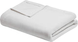 Madison Park Freshspun Wicker Pătură de bumbac Twin Grey Paturi si Cuverturi Madison Park Culoare crem Geamăn