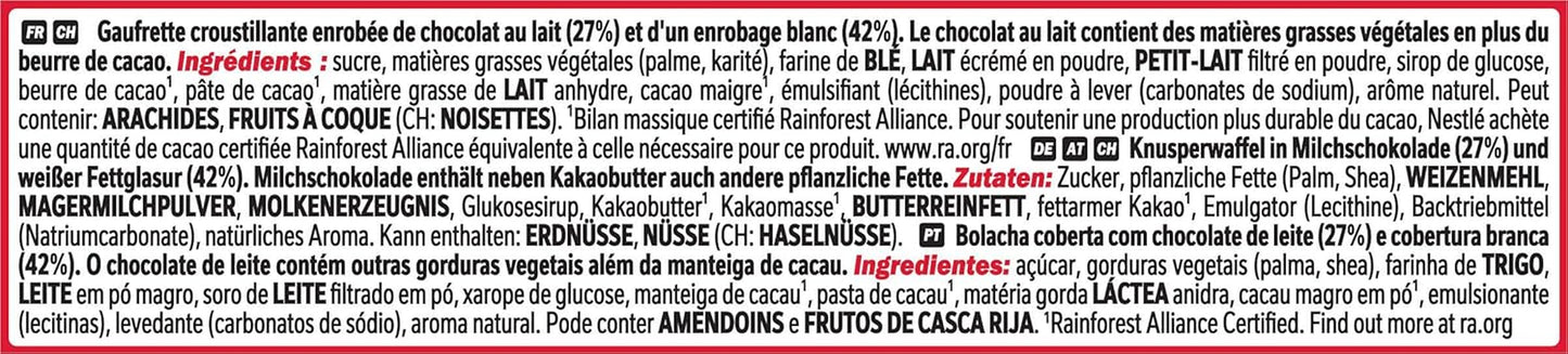 Nestlé Chunky Funky, napolitană crocantă în ciocolată cu lapte, pachet de 24 (24 x 40g)