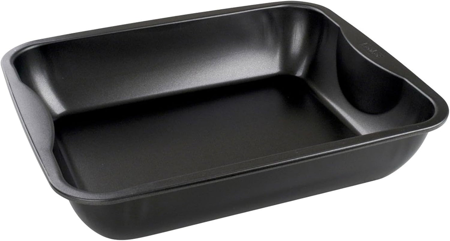 Zenker Xxl-Brat- Und Auslaufform (40 X 8 X 34 Cm) SPECIAL COOKING, Rechteckige Ofenform Mit Antihaftbebeschichtung, Backblech Für Krosse Braten & Saftige Aufläufe (Farbe: Schwarz), Menge: 1 Stück Matrite si tavi pentru copt Naty Shop