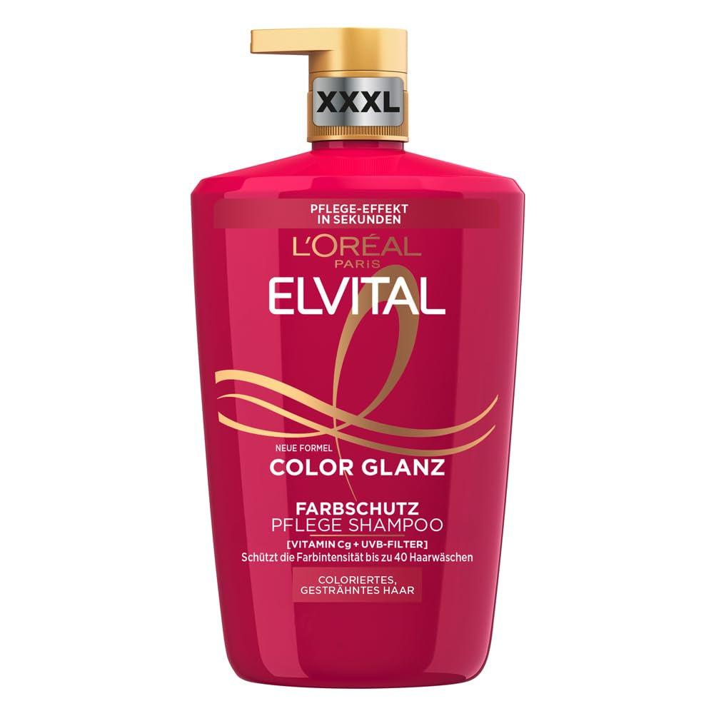 L'Oréal Paris Elvital XXL, Șampon de protecție a culorii pentru părul vopsit, 1 litru Duș și baie L'Oréal Default Title