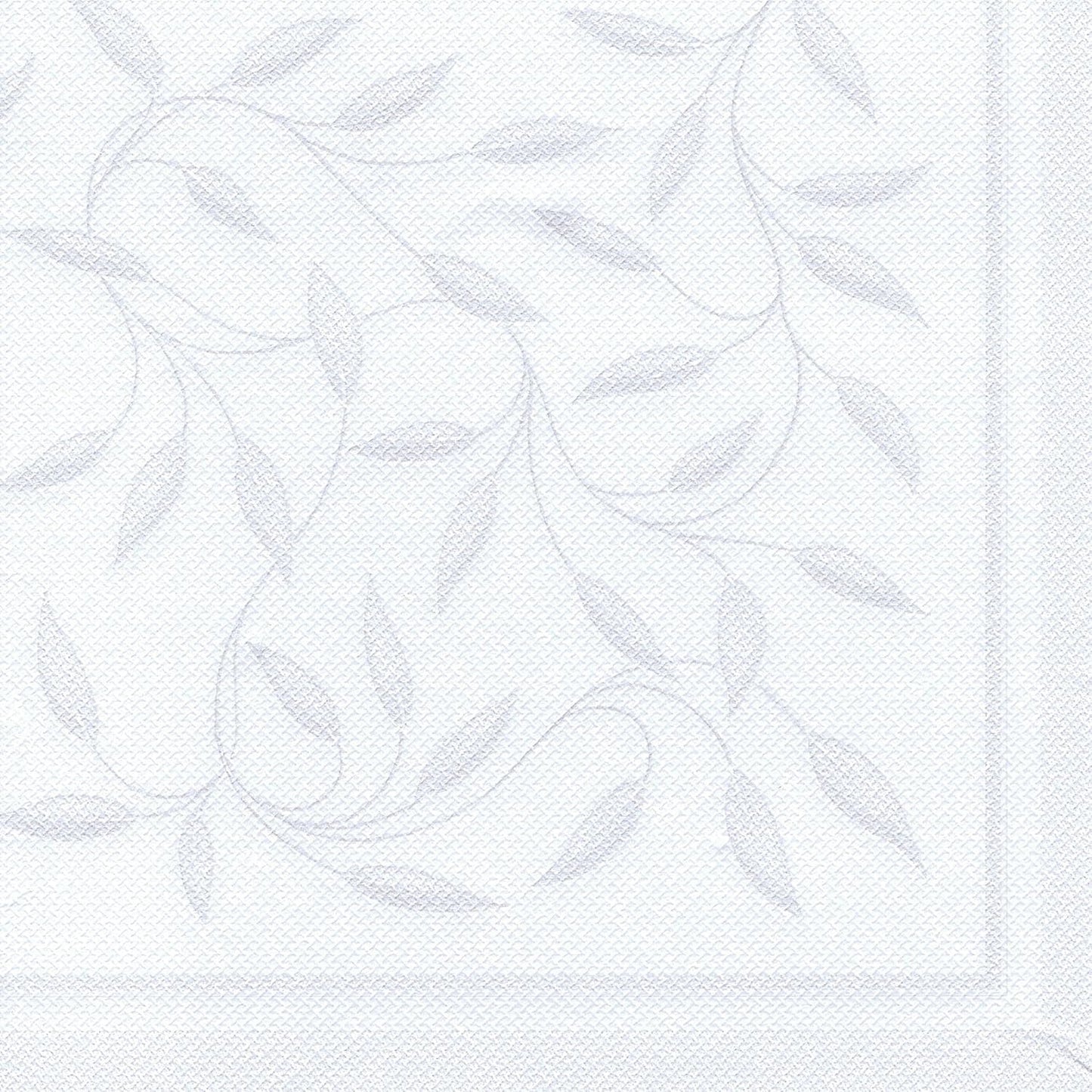Papstar, 50 de șervețele "ROYAL Collection" 1/4 fold 40 Cm X 40 Cm Alb "New Mediterranean", #11652